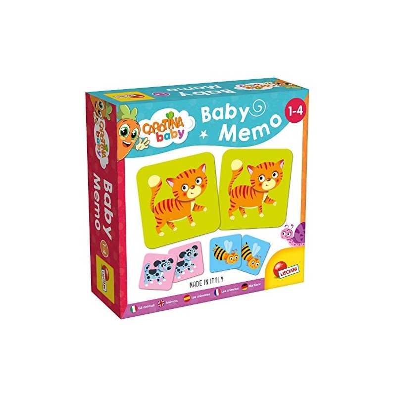 Lisciani Giochi Carotina Baby Memoria Animali