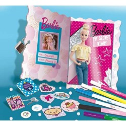 Lisciani Giochi- Barbie My Secret Diary Gioco Creativo, Multicolore, 86030