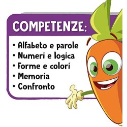 Lisciani Giochi - 76710 Gioco per Bambini Carotina, Penna Parlante, 50 Giochi