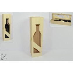 PORTABOTTIGLIA LEGNO 1 POSTO