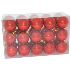 BOX 30 PALLE 6 CM LUCIDE ROSSO