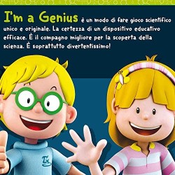 Lisciani Giochi- I m a Genius Laboratorio Fluidi Schifosi e Divertenti Gioco Scientifico, 83916