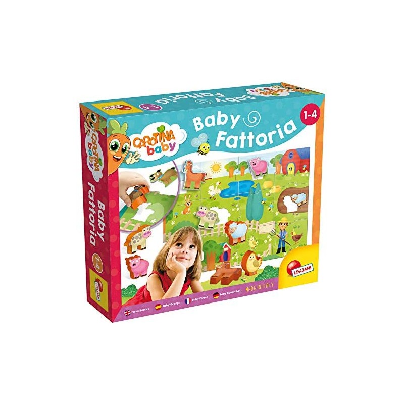 Lisciani Giochi 58464 Gioco Carotina Baby, Fattoria