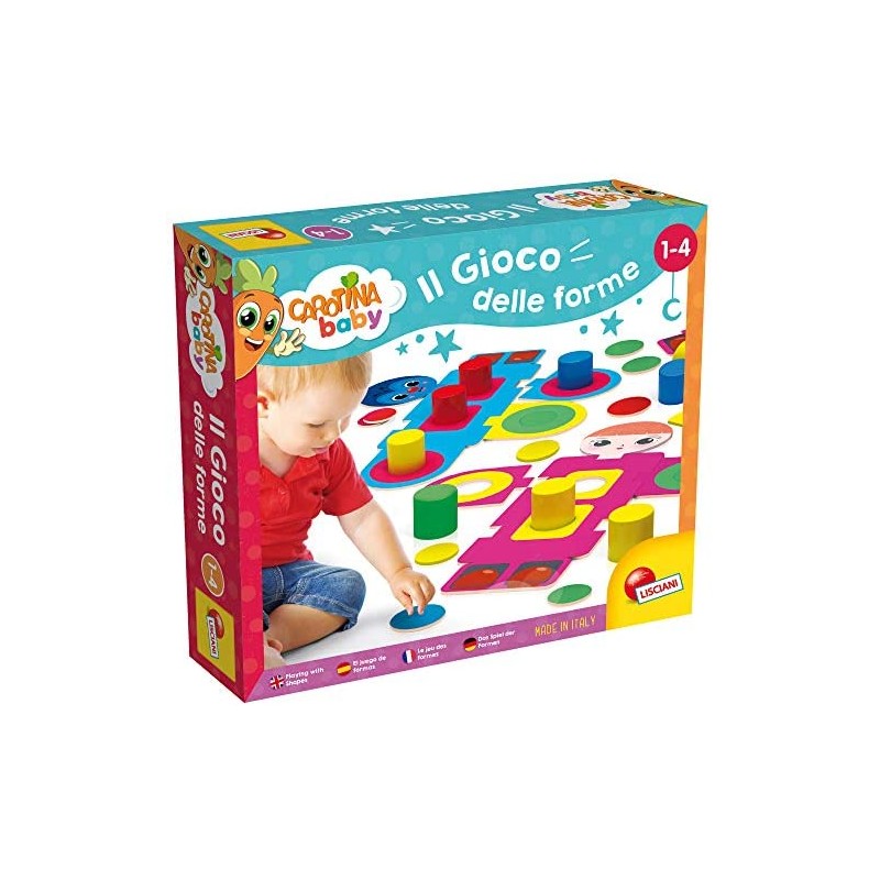 Lisciani Giochi 58525 Gioco Carotina Baby Crea, Forme Geometriche