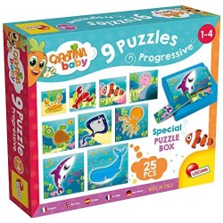 Lisciani Giochi - Carotina Baby Progressive Puzzle The Sea, 58457