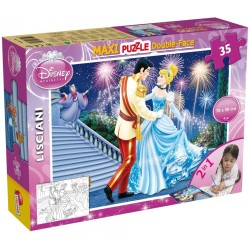 Lisciani Giochi - Cinderella Disney Princess Puzzle, 35 Pezzi, Multicolore, 46546