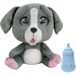 Giochi Preziosi - Emotion Pets Cry Peluche Interattivo, Colore Grigio, 22 cm, MTC00000