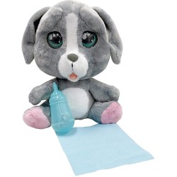 Giochi Preziosi - Emotion Pets Cry Peluche Interattivo, Colore Grigio, 22 cm, MTC00000