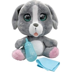 Giochi Preziosi - Emotion Pets Cry Peluche Interattivo, Colore Grigio, 22 cm, MTC00000