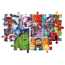 Clementoni- Marvel Super Hero Avengers Other Puzzle da 24 Maxi Pezzi, Multicolore, 24208