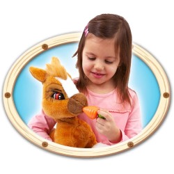 Giochi Preziosi - Emotion Pets Toffee, Pony peluche, con Accessori - MTM03000