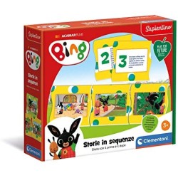 Clementoni- Bing sequenze-Play for Future-Made in Italy-Gioco educativo (Versione in Italiano), 3 Anni+, 16286