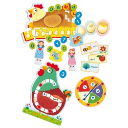 lisciani giochi - 77465 gioco per bambini carotina banchetto led, gioco e imparo 3 in 1, edizione 2019