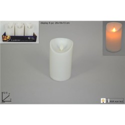 LUMINO CON MOVIMENTO FIAMMA BATTERIA 12,5CM BIANCO