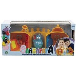 Giochi Preziosi - Barbapapà - Playset Barbacasa con 1 Mini Personaggio e 3 ambientazioni di gioco, con accessori e funzioni, per