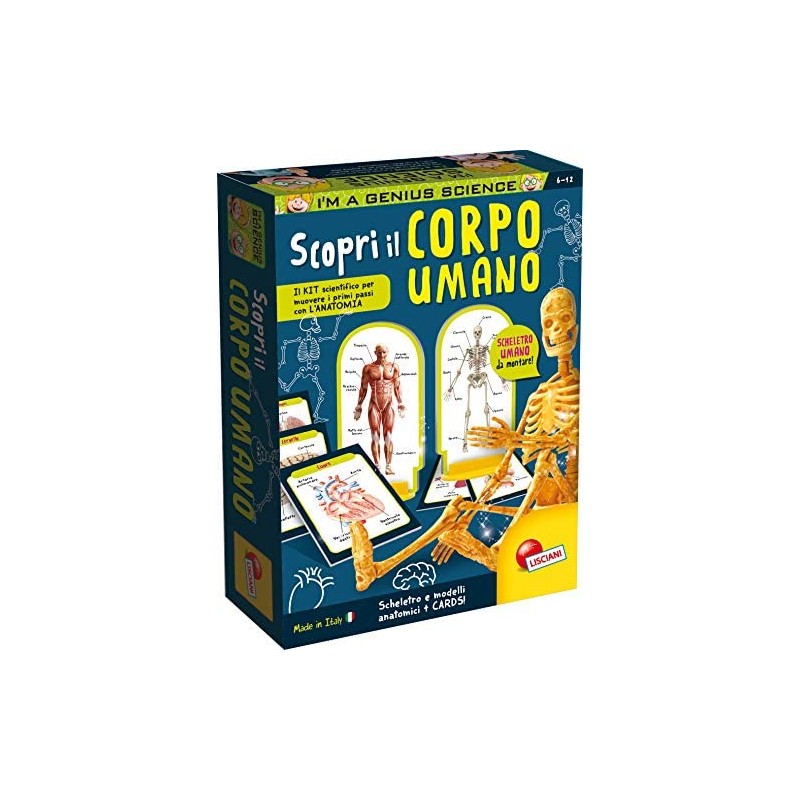 Lisciani Giochi Piccolo Genio Scienze Scopri il Corpo Umano, 48960