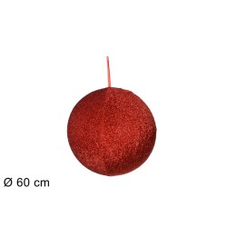 PALLA APPENDINO LAMINATA GONFIABILE 60CM ROSSO