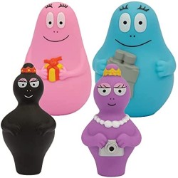 Giochi Preziosi - Barbapapà - Set con 4 Mini Personaggi alti 8 cm, tutti da collezionare, i Barbapapà più amati, BAP06000