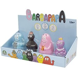 Giochi Preziosi - Barbapapà - Set con 4 Mini Personaggi alti 8 cm, tutti da collezionare, i Barbapapà più amati, BAP06000