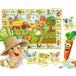 Lisciani Giochi - Carotina Penna Parlante Carotina Va in Campagna Gioco Educativo Prescolari, 85576