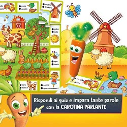 Lisciani Giochi - Carotina Penna Parlante Carotina Va in Campagna Gioco Educativo Prescolari, 85576