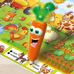 Lisciani Giochi - Carotina Penna Parlante Carotina Va in Campagna Gioco Educativo Prescolari, 85576