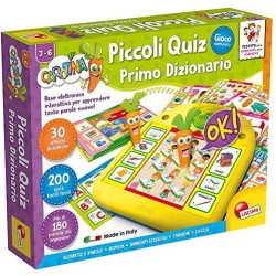 Lisciani Giochi- Carotina Piccoli Quiz Primo Dizionario Gioco, Multicolore, 80007