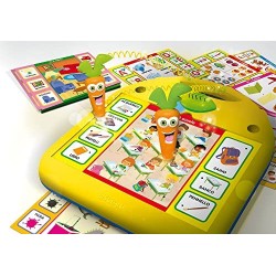 Lisciani Giochi- Carotina Piccoli Quiz Primo Dizionario Gioco, Multicolore, 80007