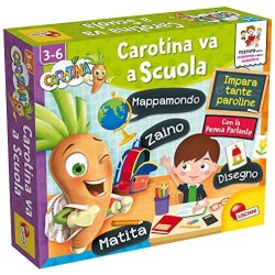 Lisciani Giochi Penna Parlante Carotina Va a Scuola Gioco Educativo Prescolari, Multicolore, 85583