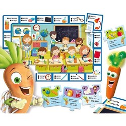 Lisciani Giochi Penna Parlante Carotina Va a Scuola Gioco Educativo Prescolari, Multicolore, 85583