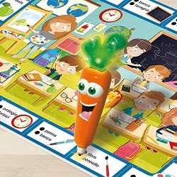 Lisciani Giochi Penna Parlante Carotina Va a Scuola Gioco Educativo Prescolari, Multicolore, 85583