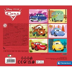 Clementoni Disney Pixar Cars, 3 anni-cubi da 12 pezzi-Play For Future, materiali 100% riciclati-Made in Italy, bambini, puzzle c