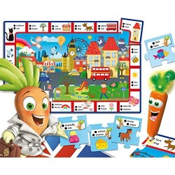 Lisciani Giochi Penna Parlante Carotina Va a Londra Gioco Educativo Prescolari, Multicolore, 85606