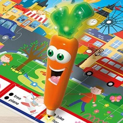 Lisciani Giochi Penna Parlante Carotina Va a Londra Gioco Educativo Prescolari, Multicolore, 85606