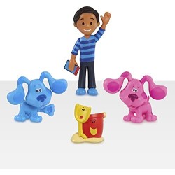 Giochi Preziosi - Blue s Clues & You - Set 4 personaggi, confezione regalo con 4 mini personaggi della serie tv, Josh, Blu, Mage