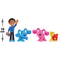 Giochi Preziosi - Blue s Clues & You - Set 4 personaggi, confezione regalo con 4 mini personaggi della serie tv, Josh, Blu, Mage