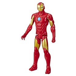 Hasbro - Avengers - Iron Man (Action figure 30 cm con blaster Titan Hero Blast Gear), E7873EL71