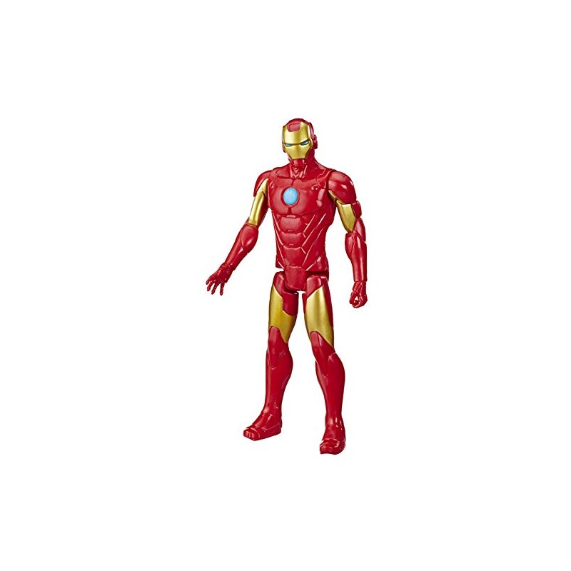 Hasbro - Avengers - Iron Man (Action figure 30 cm con blaster Titan Hero Blast Gear), E7873EL71