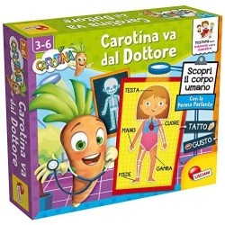 Lisciani Giochi Penna Parlante Carotina Va dal Dottore Gioco Educativo Prescolari, Multicolore, 85590