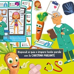 Lisciani Giochi Penna Parlante Carotina Va dal Dottore Gioco Educativo Prescolari, Multicolore, 85590