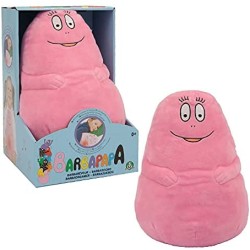 Giochi Preziosi - Barbapapà - Barbasogno, Morbido Peluche Barbapapà con Luce Soffusa e Musica, 25 cm, per accompagnare i più pic