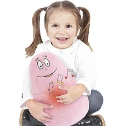 Giochi Preziosi - Barbapapà - Barbasogno, Morbido Peluche Barbapapà con Luce Soffusa e Musica, 25 cm, per accompagnare i più pic