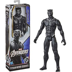 Hasbro - Avengers - Black Panther (Action figure 30 cm con blaster Titan Hero Blast Gear), E7876EL71