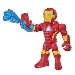 Hasbro - Playskool- Super Hero Adventures-Iron Man (Action Fugures 12,5 cm con Accessorio repulsore, Playskool Heroes), E7928EU4