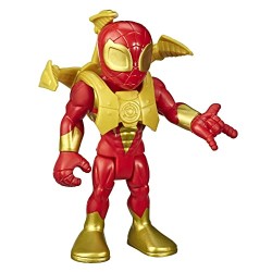 Hasbro - Playskool- Heroes Mega Mighties Avengers Mini Marvel Super Hero Adventures-Iron Spider (Action Figure da 12,5 cm), Mult