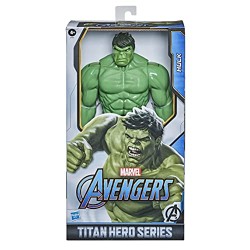 Hasbro- Marvel Avengers - Titan Hero Series Blast Gear, Action figure di Hulk (classe Deluxe), di 30 cm, per bambini dai 4 anni 