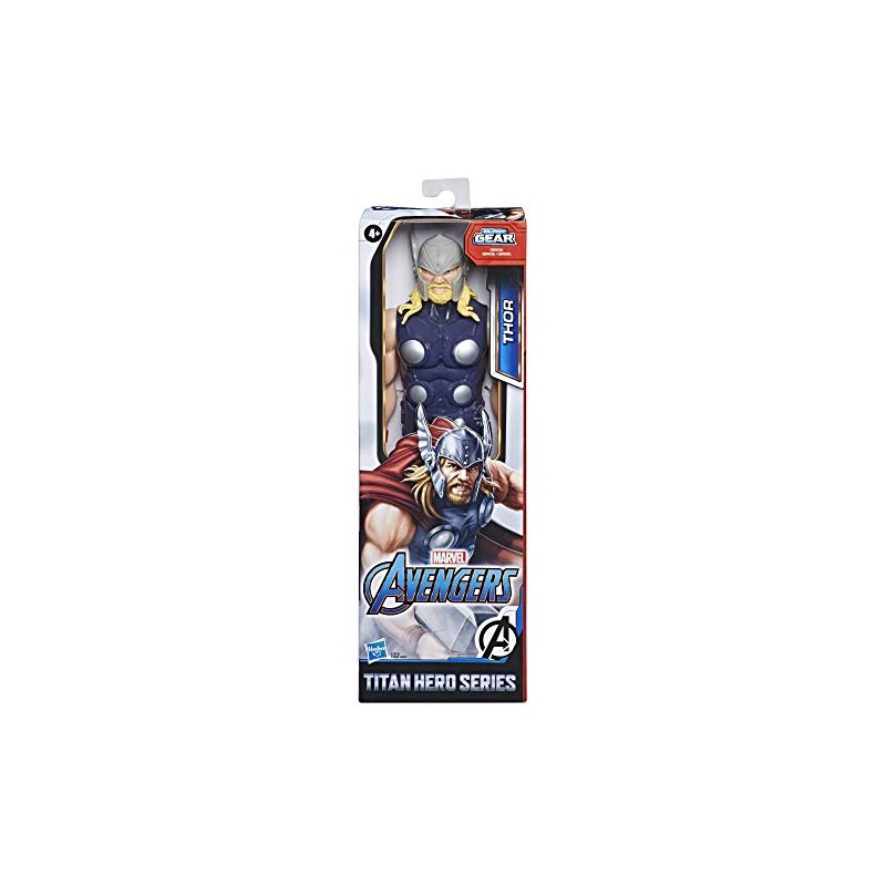 Hasbro - Marvel Avengers Thor (Action Figure 30 cm Titan Hero Series Blast Gear), Multicolore, E7879EL71