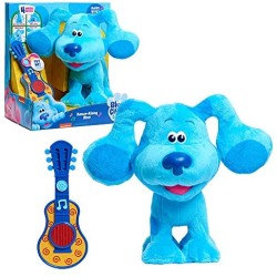 Giochi Preziosi - Blue s Clues & You - Famosa - Peluche elettronico Dance Along Blue di Piste Blue, 37 cm (BLU08000)