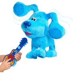 Giochi Preziosi - Blue s Clues & You - Famosa - Peluche elettronico Dance Along Blue di Piste Blue, 37 cm (BLU08000)