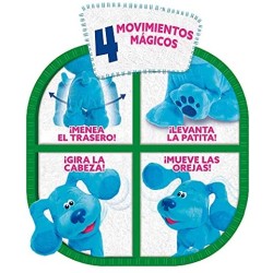 Giochi Preziosi - Blue s Clues & You - Famosa - Peluche elettronico Dance Along Blue di Piste Blue, 37 cm (BLU08000)